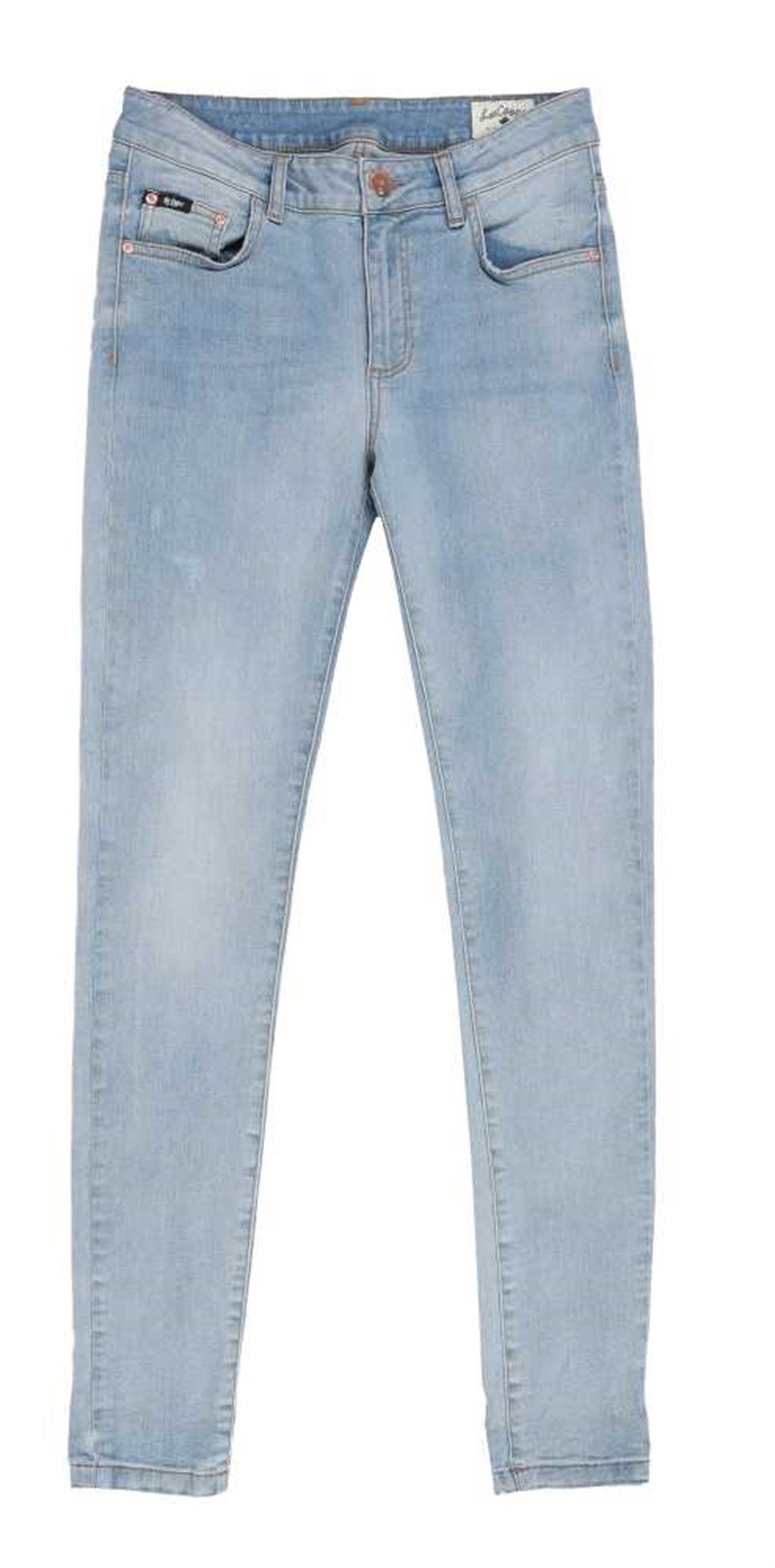 Lee Cooper Amy Kadın Skinny Midrise Fit Jean Pantolon Gots Light Blue. 1