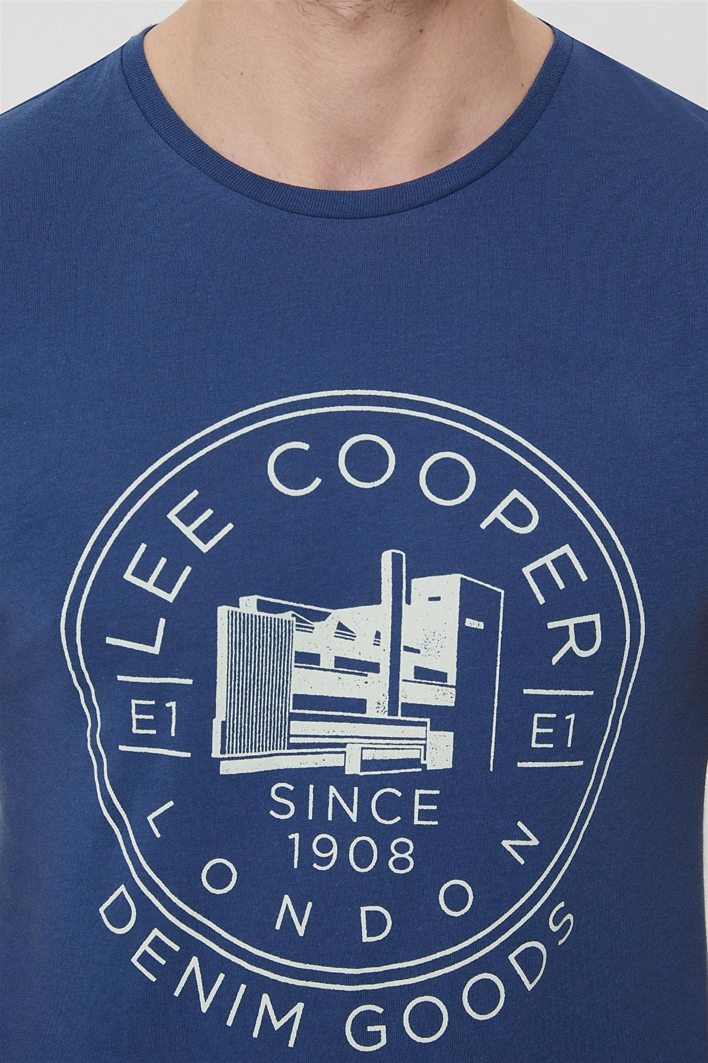 Lee Cooper Kayson Erkek Bisiklet Yaka T-Shirt Pembe. 5
