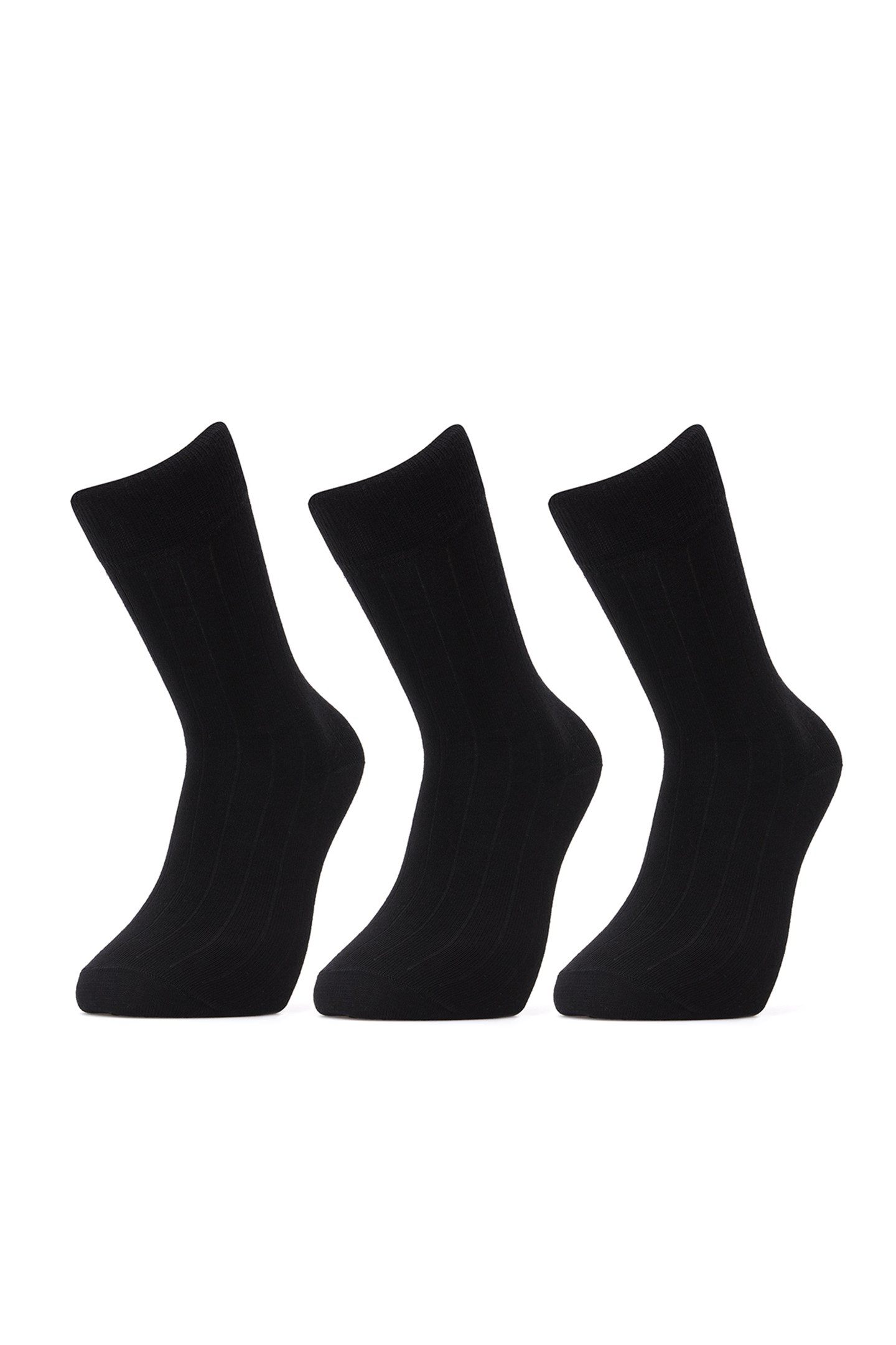 Lee Cooper Noah Erkek 3'Lü Soket Çorap Siyah. 1