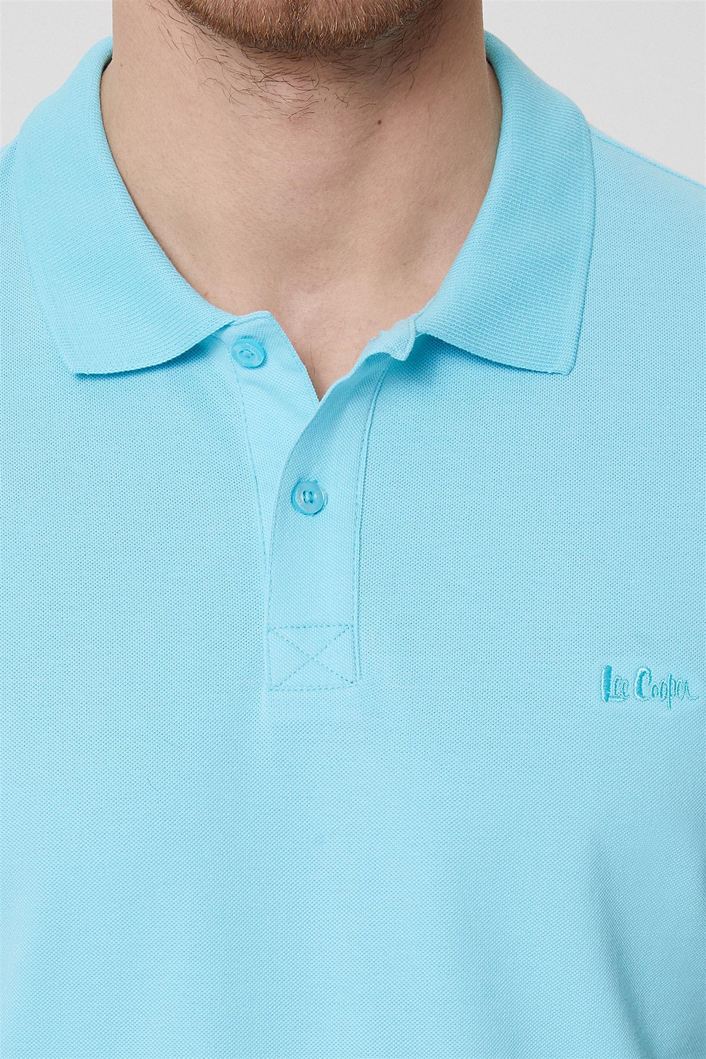 Lee Cooper Twins Erkek Polo Yaka T-Shirt Lacivert. 5