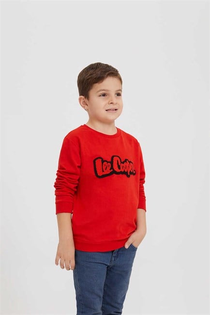 Frank Erkek Çocuk Sweatshirt Kırmızı